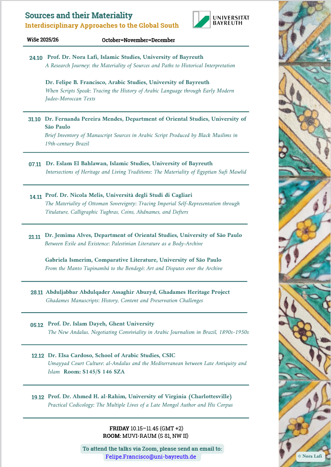 1Lecture Series WiSe 2025/26