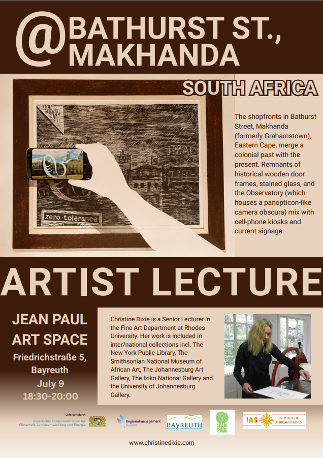 Artist Lecture Christian Dexie